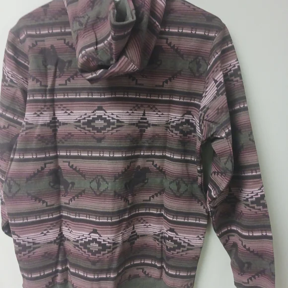 REAL Allover Print Hoodie women's Ariat size small - Picture 6 of 7